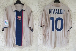 Maillot F.C BARCELONA BARCELONE 2001 2003 RIVALDO 10 away shirt camiseta NIKE - Imagen 1 de 9