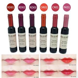 Red Wine Bottle Waterproof Long Lasting Stained Matte Lipstick Nice Lip P1V9