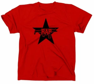 Camiseta Rap Hip Hop Raf Roja Ejército Facción Divertida Logo Hiphop Música - Imagen 1 de 1