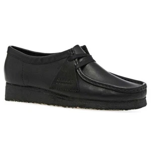 Clarks Originals Wallabee Damenschuhe schwarz Leder Größe UK 5 D - Bild 1 von 4