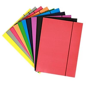 A4-Ordner mit Gummiband Lack-Mix 300gsm (10 Stk.) - Bild 1 von 1