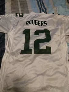 Aaron Rodgers Large Men Jersey White - Picture 1 of 5