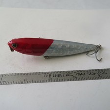  FISHING  UNBRANDED MINNOW  4"   RED HEAD & SILVER 