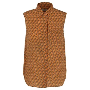 Burberry ärmelloses Seidenhemd mit Einhorn-Print / Orange / UVP: 890,00 £ - Bild 1 von 4