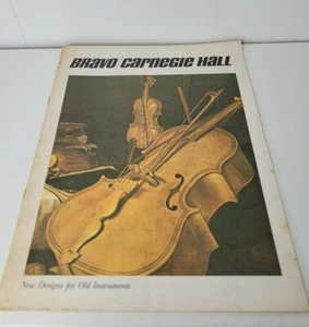 1968 Bravo Music Magazine Carnegie Hall Opera New Designs for Old Instruments - Bild 1 von 12