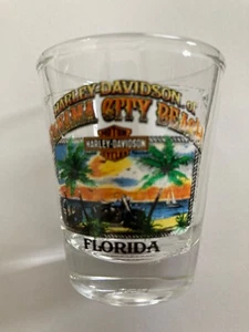 Harley Davidson Panama City Beach Florida Shot Glass - Picture 1 of 2