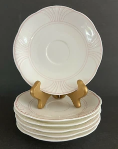 Villeroy & Boch Palatino (Scalloped Edge) 5 7/8" Saucers Set of 6 - Picture 1 of 4