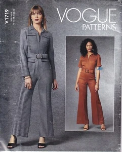 Vogue Sewing Pattern V1719 Misses Close Fitting Jumpsuit Size 16-24 - Bild 1 von 2