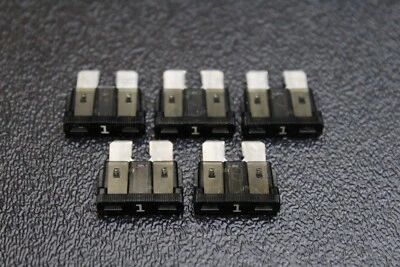 5 PACK ATC 1 AMP FUSES ATO FUSE BLADE STYLE CAR BOAT AUTOMOTIVE AUTO ATC1 - Image 1 of 4