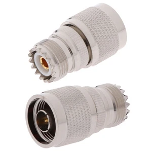 1Pc N Type Male to UHF SO-239 Female Jack Straight RF Coax Adapter Connector XK - Picture 1 of 10