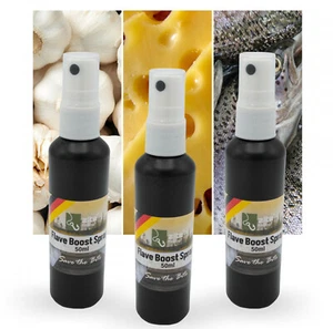 Flave Boost Aroma Spray 3x50ml Knoblauch Fisch Käse Gummiköder Zite Fishing - Bild 1 von 6
