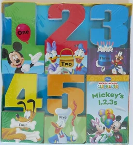 NEW/SEALED MIckey's 1,2,3s Micky Mouse Clubhouse Mini Series Board Book SET RARE - Picture 1 of 2