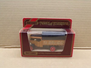 MATCHBOX MODELS OF YESTERYEAR TATE & LYLE'S 1922 FODEN STEAM LORRY #Y-27 ~ NOS - Picture 1 of 3