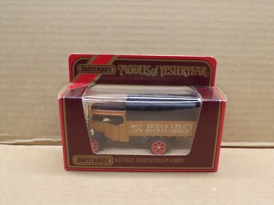 MATCHBOX MODELS OF YESTERYEAR TATE & LYLE'S 1922 FODEN STEAM LORRY #Y-27 ~ NOS - Image 1 of 3