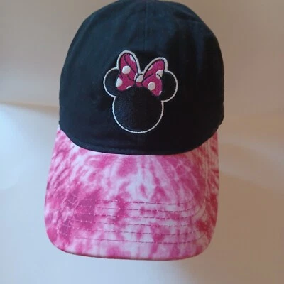 Новый Disney Минни-Маус бейсбольная кепка черный розовый галстук краситель законопроект ремень назад  - Изображение 1 из 4