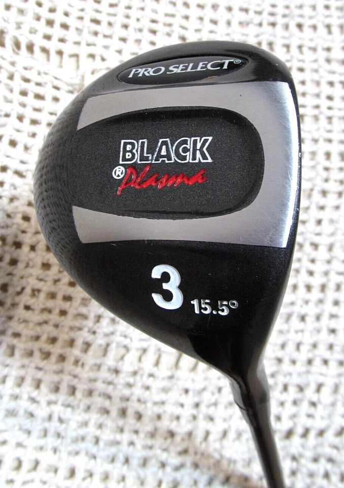 Дерево Pro Select ЧЕРНАЯ ПЛАЗМА 15,5* градуса 3 43,5 дюйма для правосторонней стойки ~ графитовый стержень Reg Flex - Изображение 1 из 4