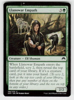 Magic Origins #185 Llanowar Empath - Image 1 of 2