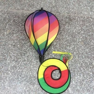 Windspiel Heißluftballon Windballons Spielzeug Gartendeko Gestreift - Bild 1 von 7