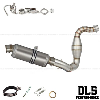 Sistema de escape para BMW G310GS G310R estilo titanio 2017-2024 Foto 1 de 4