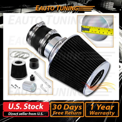 Kit de admisión de aire Ram corta filtro NEGRO para 99-05 VW Golf MK4 Jetta Beetle Foto 1 de 4