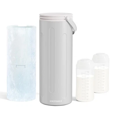 Portable Breast Milk Cooler for Travel, 22oz Large Capacity Breastmilk Chiller f - Image 1 of 4