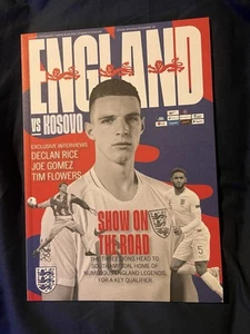 ENGLAND v Kosovo (Euro 2020 Qualifier @ Southampton) 2019 - Official programme - Picture 1 of 2