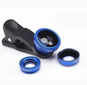 3-in-1 Universal Clip on Smartphone Camera Lens - 6 Colors - Picture 1 of 1