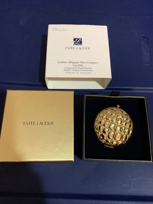Estee Lauder Golden Alligator Slim Compact Lucidity Translucent Pressed Powder - Image 1 of 4