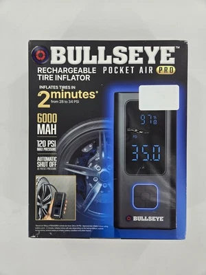 Pocket Air Pro Tire Inflator Portable Air Compressor By Bullseye Pro For Tires - Image 1 of 4
