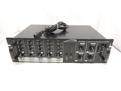 Speco Technologies PL200M Multi Zone Amplifier Working - AS IS *Read - Image 1 of 4