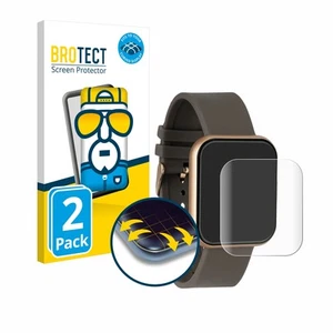 2x Protector Full-Cover for Xcoast X-Watch IVE2 Curved Screen Edge Protection - Photo 1/8