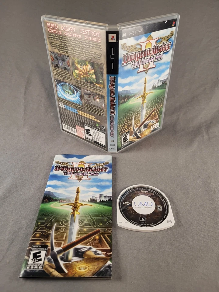 Dungeon Maker II: The Hidden War, PSP, Complete, Authentic! - Image 1 of 1