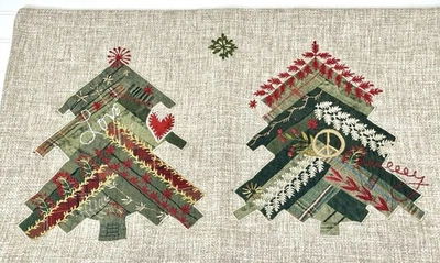 New Pottery Barn Dream Patchwork Tree Lumbar Pillow Cover NWT  Christmas - Image 1 of 2