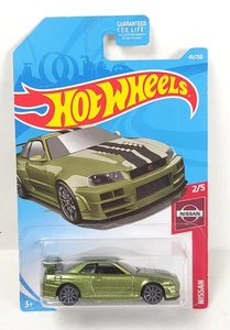 Hot Wheels Nissan Skyline GT-R R34 green - Picture 1 of 1