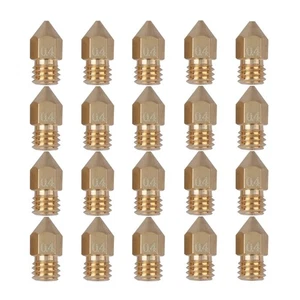 20pcs 3D Printer Accessories Pointed Brass Nozzle 3D Printer Parts 3D - Zdjęcie 1 z 12