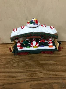 Neu Bright Holiday Express Spur G animierter Candy Dancer Elfenzugwagen 380 387 - Bild 1 von 8