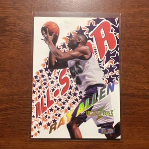 1997 Fleer Ultra Ray Allen Ultrabilities All-Star #12AS Milwaukee Bucks - Picture 1 of 2