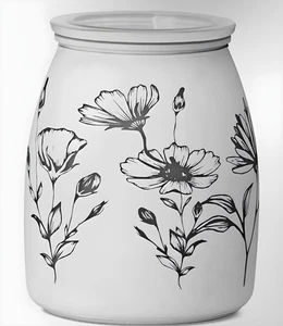 Scentsy Flower Garden Wax Warmer - Full Size - Frosted Glass - Only Used Once - Picture 1 of 6