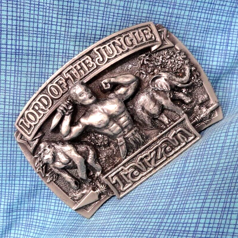Tarzán Promo Hebilla de Cinturón Edgar Rice Burroughs LE # 138 / 10k De Colección Años 90 SMKW.SHY738 Foto 1 de 4