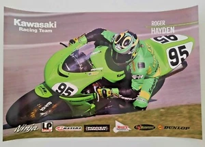 Vintage Poster 2004 Roger Lee Hayden Kawasaki Racing Team Ninja Supersport - Bild 1 von 1