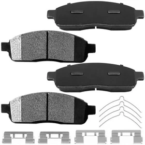 Pastilla de freno delantera de cerámica con hardware para Ford F-150 Lincoln Mark LT G4 2005-2008 - Imagen 1 de 5