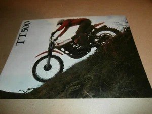 Original 1977 Yamaha TT500 Motorcycle Sales Brochure - Picture 1 of 3