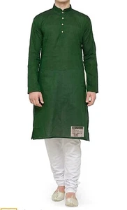 Men's Indian Kurta Pajama Traditional Outfit for Men Men's Ethnic Fashion Suit - Picture 1 of 8