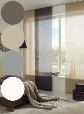 Gardinia Schiebevorhang Schiebegardine Flächenvorhang Entry Serie ver Farben NEU - Bild 1 von 4