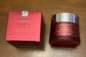 Estee Lauder Nutritious Super-Granatapfel Radiant Energy Nachtcreme/Maske 1,7oz - Bild 1 von 4