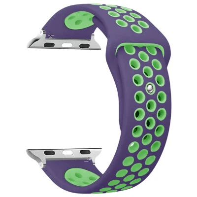 Спортивный силиконовый ремешок iWatch для Apple Watch Ultra 11 10 9 8 7 SE 6 5 4 49 мм - Изображение 1 из 4