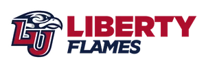 Liberty University Sticker Decal Flames 5"x2" - Car Bumper, Books, Laptops, etc - Picture 1 of 7