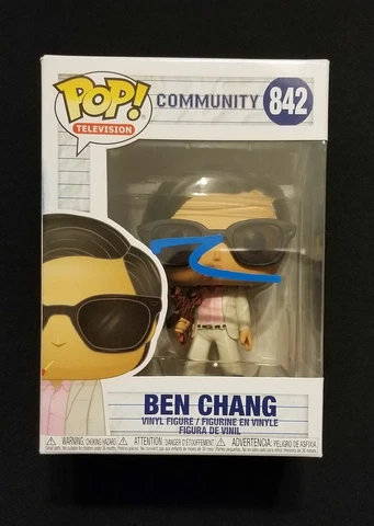 Ken Jeong Signed Community Ben Chang Funko Pop COA Cover