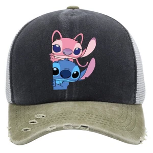 Retro Print Breathable Hole Summer Baseball Cap Adjustable Snapback Trucker Hat - Picture 1 of 16