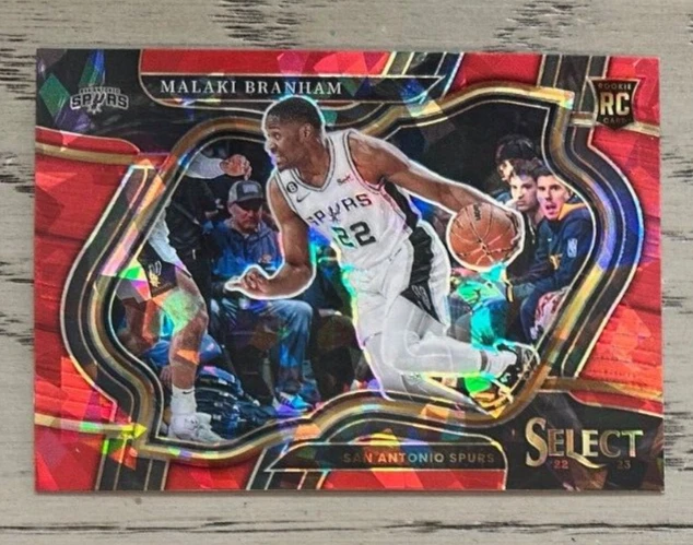 2022-23 Panini Select MALAKI BRANHAM Courtside Red Ice Prizm RC